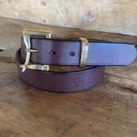 Fireman's Quick Release Oak Bark Bridle Leather Belt
