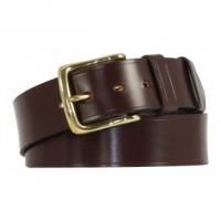 Himbleton Bridle Leather Belt - Black and Nickel plate - Size 30" Waist - Perfect returned item