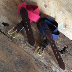 Bruton Bridle Leather Webbing Belt