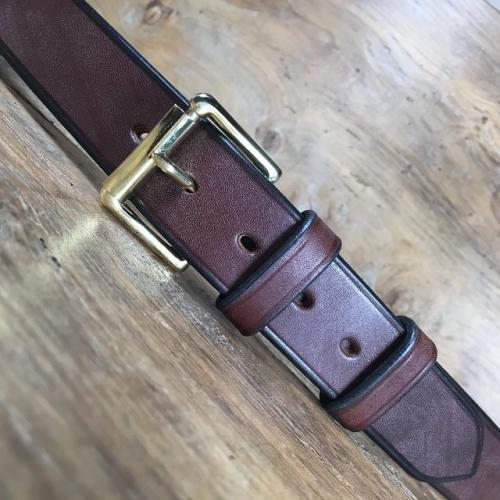 Drayman Oak Bark Bridle Leather Belt
